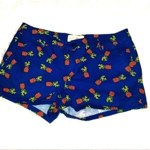 Wishful Park Blue Pineapple shorts NWOT!